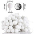 thumbnail image 3 of Globe Ball String Lights, 19.6 FT 40 LED Fairy String Lights Decor for Indoor Outdoor Party Wedding Xmas Christmas Tree Garden, Multicolor, 3 of 8