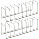thumbnail image 1 of 2pcs Stainless Steel Kitchen Dish Organizer Drain Storage Rack Kitchen Dish Rack for Countertop, 1 of 3