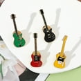 thumbnail image 4 of Vintage Electric Guitar Brooch Pin for Men Women, Retro Alloy Lapel Accessory, Fashion Music Instrument Decoration for Jacket Hat Backpack (1-Piece), 4 of 6