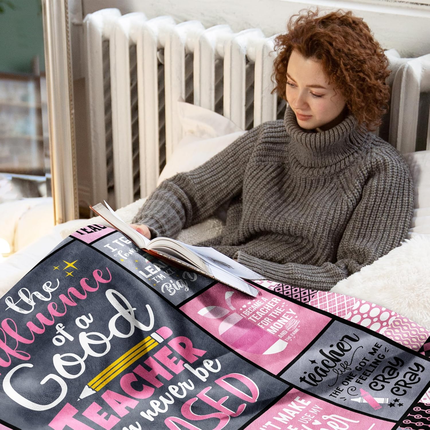 Teacher Gifts for Women, Gift for Teachers Women, Teacher Appreciation Gifts, Best Teachers Day/Birthday/Retirement/Thank You/Back to School Gift Throw Blanket 60"X50"