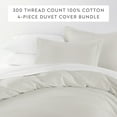 thumbnail image 2 of Vintage-Washed Sateen Cotton Duvet Cover Set & Comforter Bedding Bundle - Ultra-Soft and Plush, All-Season Comfort by Comfort Canopy, 2 of 13