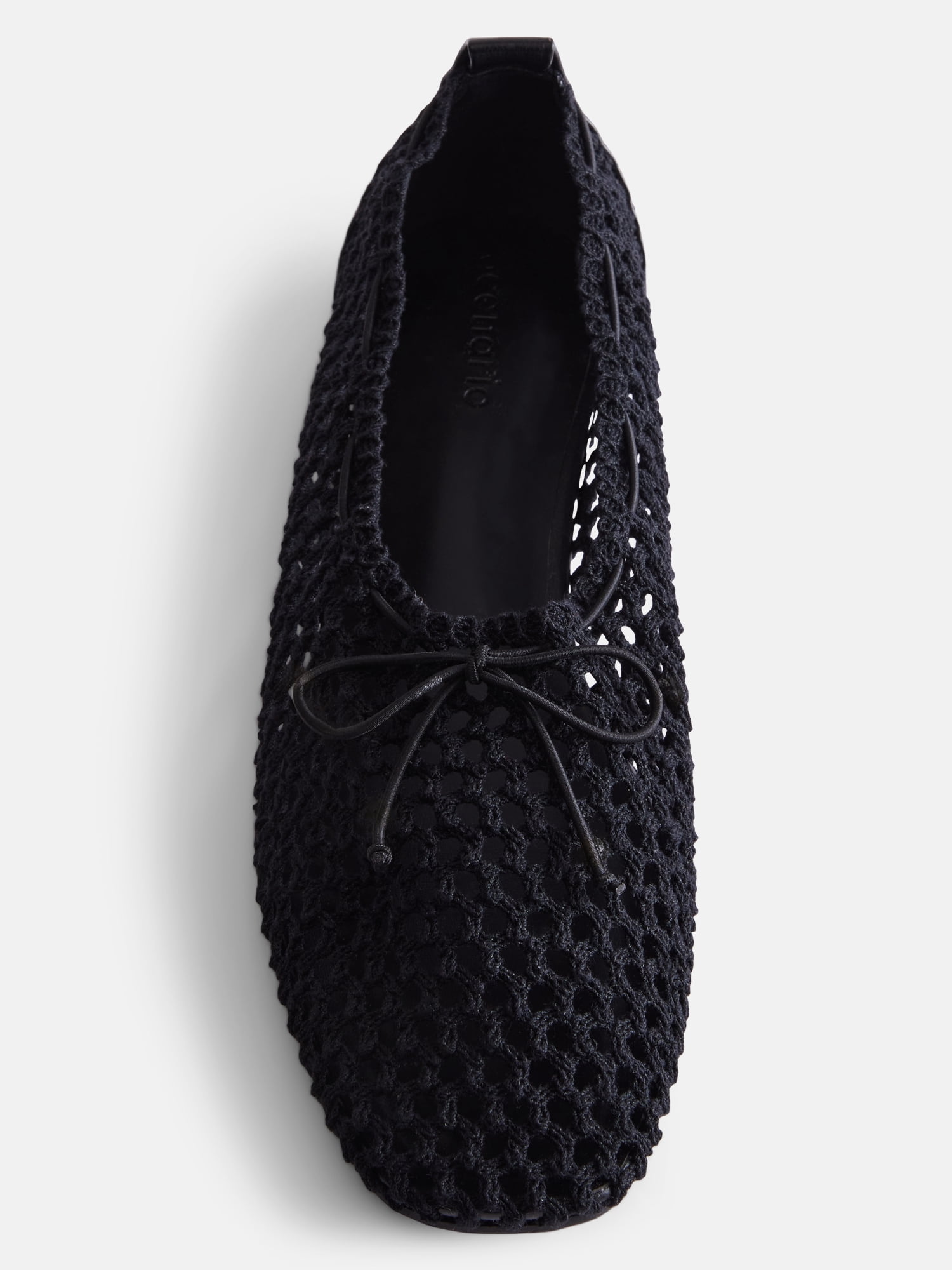 Scenario Women's Knit Bow Ballet Flats