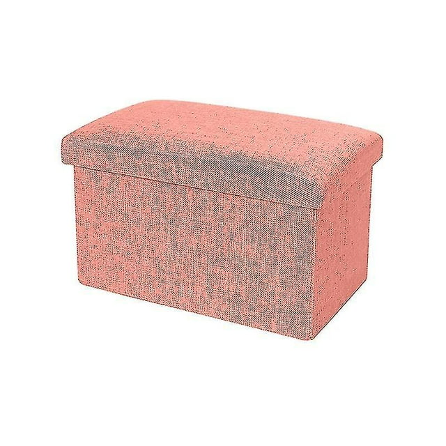 Storage Box Strong Load Bearing Capacity Foldable Fabric Versatile Storage Ottomans Cube Seat For Home Qinhai