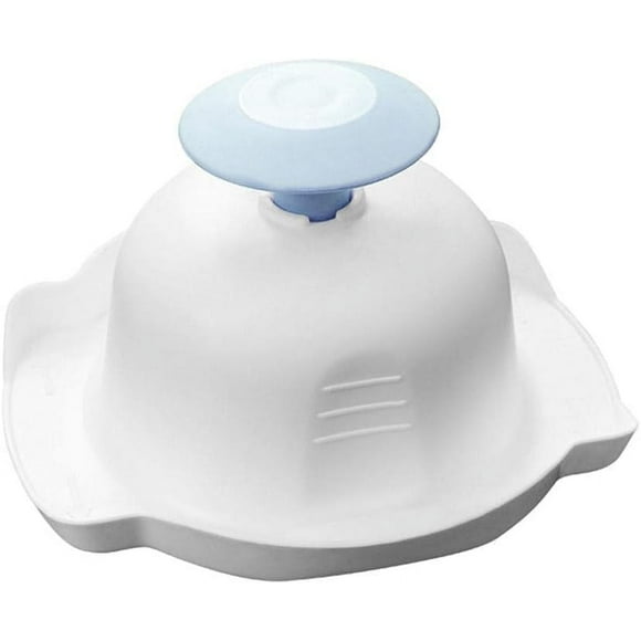 Blue Food Safety Holder for Mandolin Slicer or Grater,Finger Anti-Cut Protectors for Vegetable Grater,Graters, Peelers and Slicers，Food Slicer Cutter Finger Guard for Mandoline Slicer Grater Cutting