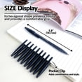 thumbnail image 4 of BAZIC Arrow Ballpoint Pens, 1.0 mm Medium Point Black Color Stick Pen, 10 Count, 1-Pack, 4 of 7