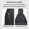 thumbnail image 6 of Specollect Small Crossbody Sling Bag - 11.81x6.69x2.17 Inch Chest Shoulder Bag with Earphone Hole for Travel, Hiking and Daily Use, 6 of 6