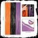 thumbnail image 3 of Cortina de Lluvia para Decoración de Fiesta de Halloween | 2 M X 1 M con Fondo Brillante Naranja, Morado y Negro | Autoadhesiva y Reutilizable para Cumpleaños y Eventos Temáticos, 3 of 7