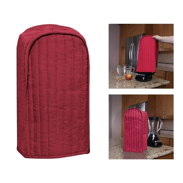kurtrusly Mixer Blender Cover Keep Protector Anti Fingerprint Fingerprint Mixer Blender Cover for Kitchen Home red