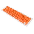 thumbnail image 3 of 117 Keys Keycaps OEM Height Two Colors Injection Fastness OPQ Opaque Keycaps for 61/64/68/71/78/82/84/87 Keys KeyboardOrange Red Black Letters, 3 of 14