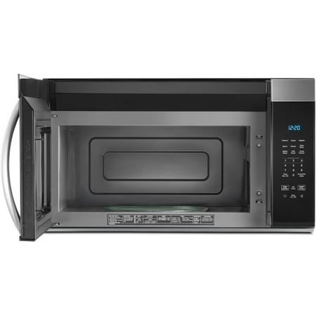 Whirlpool - 1.7 Cu. Ft. Over-the-Range Microwave with 1000-Watts Cooking Power - Stainless Steel