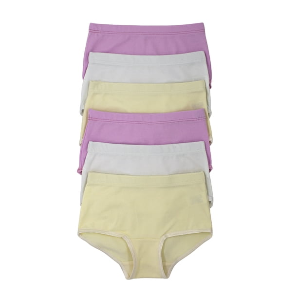 Paquete de Pantaleta para Niña Gota de Rocío Modelo 306, Pantaleta infantil, Colores básicos surtidos