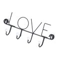 thumbnail image 3 of Organizador de almacenamiento en el de pared montado en pared para adorno de pared AMOR Negro__4 s Sunnimix Soporte para colgador de gancho de pared, 3 of 8