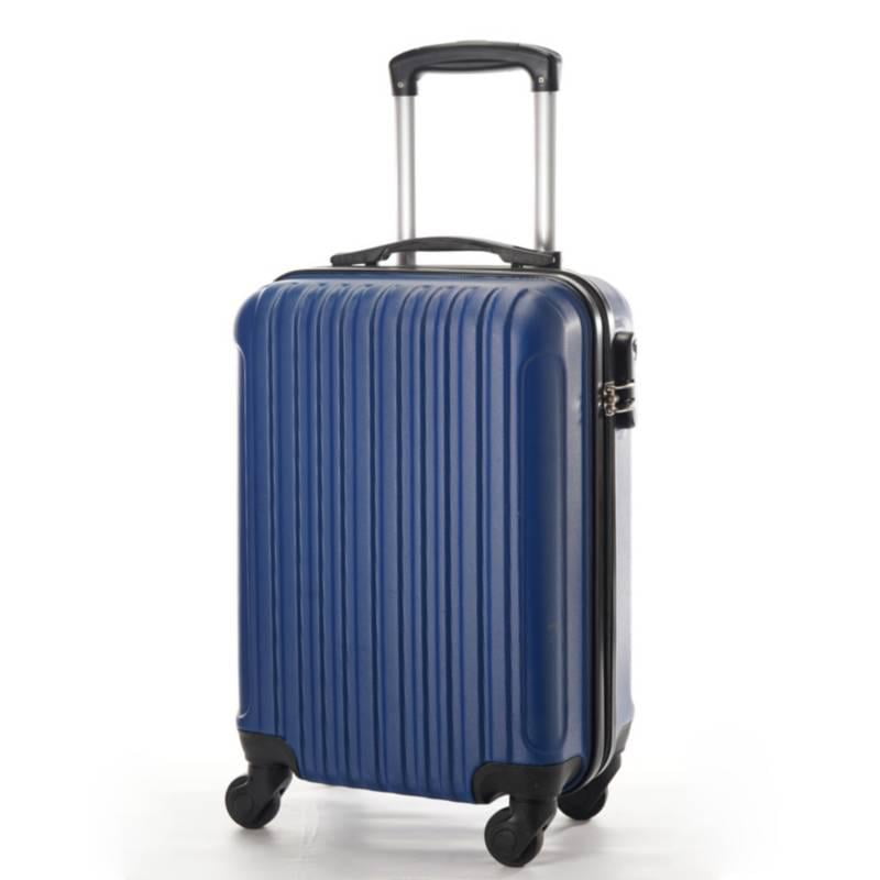 Maleta De Viaje Con Lineas Capacidad 8 Kilos 360° - Azul Rey