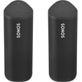 thumbnail image 1 of Altavoz Sonos Roam Black, paquete de 2 con WiFi, Bluetooth y resistente al agua, 1 of 9