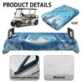 thumbnail image 6 of Yuyamidu Reindeer Flannel Golf Cart Seat Covers Blue Club Car Seat Towel Blanket Winter Thick Golf Cart Accessories, Christmas Decoration, 6 of 8