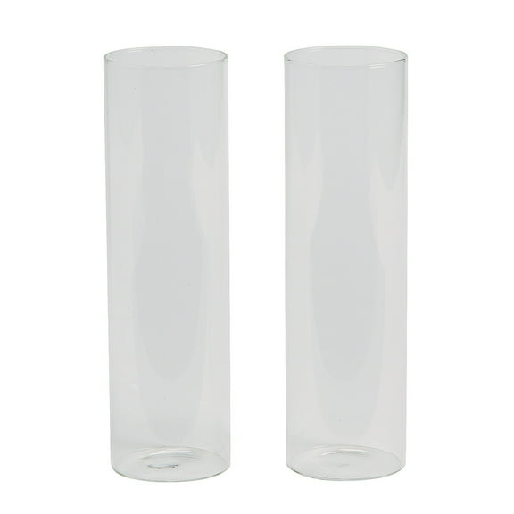 Glass Sand Ceremony Cylinders (2Pc) - Home Decor - 2 Pieces