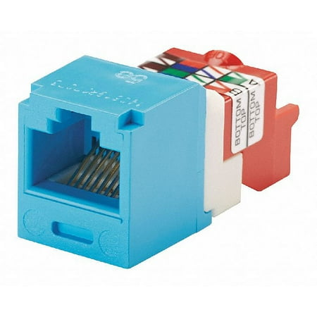 UPC: 0074983771400 | Panduit Jack Mini Com Cat 5e Blue CJ5E88TBU