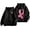 Black, variant on NinXxx Women's Winter Lined Hoodie Streetwear Sweatshirt Cold Weather Purple S