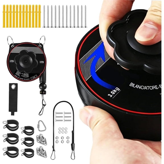 EV Charger Retractable Cord Reel, Universal Wall Mount Cable Retractor, Protective Garage Charging Management, Outdoor