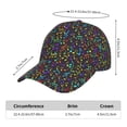 thumbnail image 2 of Balery Musical Notes Gorra de béisbol de tamaño ajustable para correr, entrenar y actividades al aire libre. Gorra de papá para todas las estaciones., 2 of 6