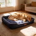 thumbnail image 2 of Deeceymbur Dog Bed Cushion Large Pet Mat Soft Cotton Stuffed Cat Lounger Washable Sofa Pad for Pets Up to 25lb, 2 of 6