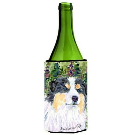 

Australian Shepherd Wine bottle sleeve Hugger - 24 Oz.