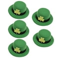 thumbnail image 2 of Guardurnaity 5 uds sombrero verde horquilla decoración del día de San Patricio accesorio de disfraz de fiesta niños niñas regalo hoja verde Accesorio para el cabello, 2 of 6