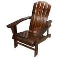 thumbnail image 6 of Leigh Country TX 94056 Adirondack Adult Outdoor Wood Patio Chair -Brown, 6 of 8
