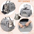 thumbnail image 3 of Bolsa de transporte para mascotas SZZJKJ aprobada por la aerolínea para gatos y perros de 9 kg, 3 of 6