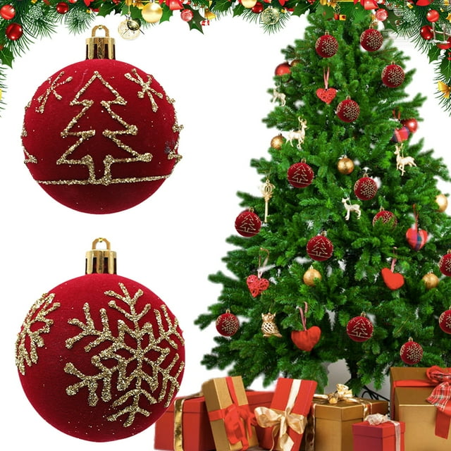 Christmas Decorations Hangs Flocked Christmas Tree Tabletop Festive Decor For Home Window Display & Holiday Atmosphere Window Display