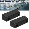 thumbnail image 3 of 2PCS 24.5x8x9cm Rubber Bumper Block Parking Anti Collision Device for Courtyard Garage, 3 of 8