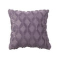 thumbnail image 1 of OUSITAID Throw Pillow Cover Geometric Tear Resistant Plush Solid Color Simple Style Cushion Case for Bedroom, 1 of 12