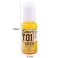 thumbnail image 6 of Opvise 10ml Epoxy Transparent Pigment Leak-proof DIY Liquid Epoxy Resin Mold Colorant Dye Pigment Jewelry Making Supplies White, 6 of 8