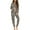 Black and Beige - Stripe, variant on DISNIMO Women's 2 Piece Lounge Sets Music Note Printed Button Down Sleepwear Fashion Casual Pajama Set Long Sleeve Top with Long Pants