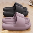 thumbnail image 5 of ibiyuan Slippers Men Cloudies Slides for Women Dressy Womens Summer Shoes Non Open Toe Walking Sandals Women Eva Sole, 5 of 9