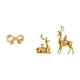 thumbnail image 1 of Asa de mueble,Tirador de latón con forma de lazo para muebles o armario,Tirador de puerta de armario con forma de arco,tirador de cajón de cocina,Figura de escritorio,Estatuas de ciervos para, 1 of 8