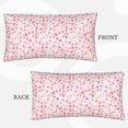 Disketp Cute Hand Drawn Hearts Pillowcase, Queen Size Pillow Cases for