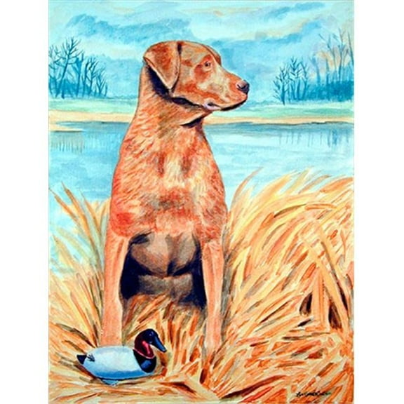 Chesapeake Bay Retriever Flag - Garden Size, 11 x 15 in.