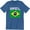 Blue, variant on Brasil Brazil Brazilian Flag National Ethnic Pride World Cup-Mens T-Shirt