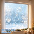 thumbnail image 4 of Christmas Decorations Christmas Ball Ornament Snowflake Window Clings PVC Christmas Window Stickers Decals For Glass Windows, 4 of 5