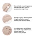 thumbnail image 4 of SHAPERX Shapewear para mujer Control de barriga Fajas Colombianas Body Shaper Cremallera Busto abierto Body Zhivalor CQ490-4, 4 of 5