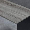 thumbnail image 5 of Furinno Table d'Étude Simpliste, Chêne Français Gris/noir, 14035GYW, 5 of 5