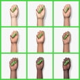 thumbnail image 4 of Esmalte de uñas en gel con forma de escarabajos, verde neón, 15 ml, remojo con rayos UV/LED, 4 of 9