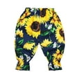 thumbnail image 2 of YTDSCS Girls Floral Sweatpants for Kids Baby Toddler Summer Spring Print Soft Jogger Pants Sweet Summer Spring Trousers Sports Athletic Pants Seven Points Pants,Sizes 1-9T, 2 of 9