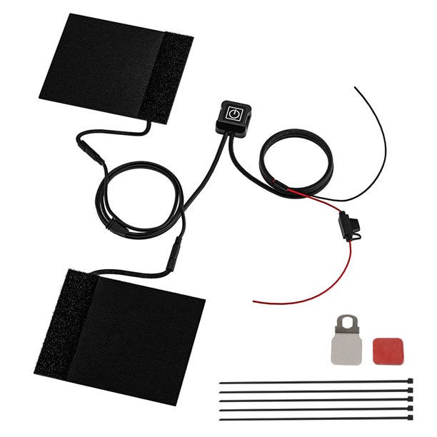 Speravity Almohadilla térmica para manillar de motocicleta de 12 V -30-100 grados Celsius Tela universal ajustable Calentador de manos para manillar de Gafas de moto Speravity VI005160-00