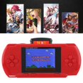 thumbnail image 2 of Consola de juegos portátil clásica con mando de bolsillo portátil con tarjeta de juego para PVP (rojo), 2 of 5