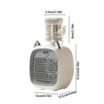 thumbnail image 3 of Portable Fan Rechargeable Water Regulating Fan Mini Fan Usb Fan Desktop Turbine Spray Humidification Cooler Portable Rechargeable Spray Fan Mini Fan Portable, 3 of 8