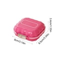 thumbnail image 3 of Compartmentalized Jewelry Storage Box Portable Storage Box For Earrings Necklaces Rings And Medicines When Traveling, 3 of 6