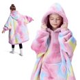 thumbnail image 2 of Sudadera con capucha para niños Giggling Getup, forro polar sherpa de gran tamaño, 2 of 7