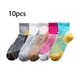 thumbnail image 3 of Jumpingount 10 Calcetines Deportivos Para Mujer Que Absorben La Humedad Medias Deportivas De Cómodas Transpirables Hechas Con Calcetines Medianos Medias color mezclado, 3 of 6